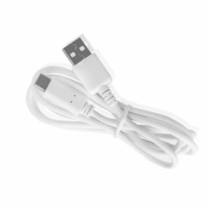 Kabel USB/Type C 1A, 1m biały BULK
