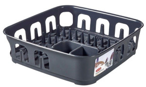 Ociekacz ESSENTIALS kwadrat - ciemnoszara CURVER