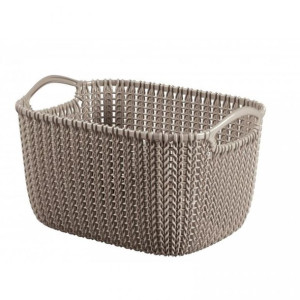 Kosz KNIT 8L - brązowy CURVER