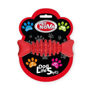 Dog Life Style Kość Dental Czerwona o Zapachu Mięty 12 cm