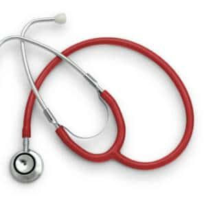 LITTLE DOCTOR Stetoskop LD Prof-II Czerwony