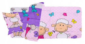 Pościel Przedszkolna 80x200 cm + 30x50 Żłobka 2 EL