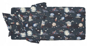 Pościel Przedszkolna 80x220 cm + 40x40 Żłobka 2 EL