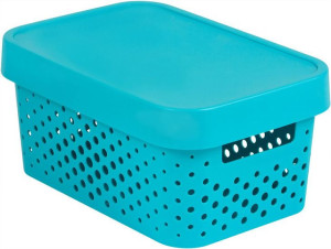 Pojemnik INFINITY DOTS 4,5L - niebieski