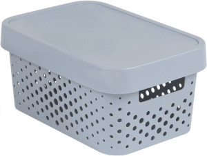 Pojemnik INFINITY DOTS 4,5L - szary