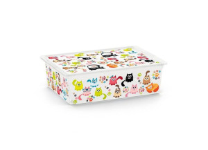 Pojemnik plastikowy KIS C box ANIMAL -L - koty