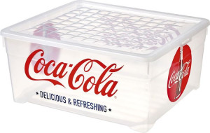 Pudełko z pokrywką -10L - COCA COLA CURVER