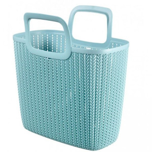 Torba na zakupy KNIT - niebieski