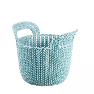 Kosz okrągły KNIT 3L - sv. niebieski CURVER