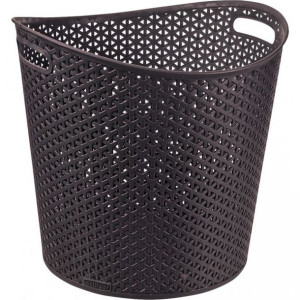 Kosz na pranie MY STYLE 30L - brązowy