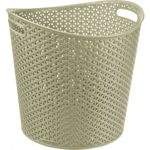 Kosz na pranie MY STYLE 30L - kremowy