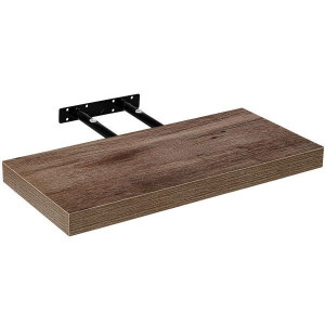 Półka ścienna Stilista Volato, 80 cm, ciemne drewno