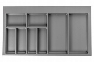 Wkład Na Sztućce Organizer Axispace 90 Antracyt Gtv Wk-sz-as-900-60