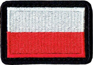 Flaga Polska na mundur wojsko NASZYWKA 606R