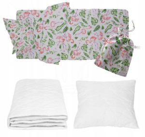 Pościel 80x200 +40x40 DO PRZEDSZKOLA + kołdra 5 EL