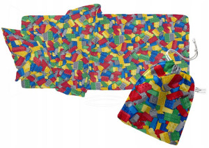 ZESTAW Pościel 80x220 +30x50 do PRZEDSZKOLA +worek