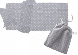 ZESTAW Pościel 80x220 +40x40 do PRZEDSZKOLA +worek