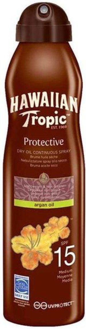Hawaiian Tropic Protective Dry Argan Oil SPF15