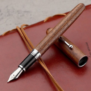 Pióro Wieczne Drewniane 0,7mm Eleganckie! Prezent