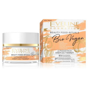 Natural Beauty Foods Bio Vegan ultraodżywczy krem do twarzy do cery suchej