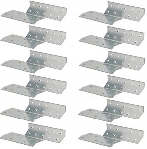Łącznik Krokwiowy 170x40mm Prawy 12 Szt Budowlany