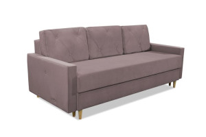 Różowa Kanapa OSLO skandynawska sofa wersalka rozkładana