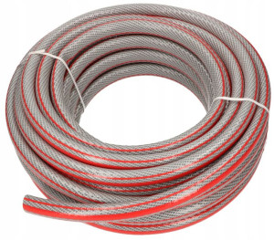 Wąż Ogrodowy 3/4" 50 M 6-warstwowy Szary