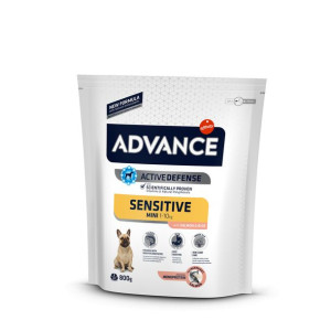 Advance Mini Sensitive Sucha Karma Dla Dorosłych Psów Małych Ras Z Nadwrażl