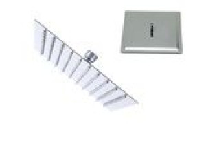 Deszczownica Slim Cienka Kwadratowa 25 Cm Stal