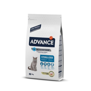 Advance Sterilized Turkey Sucha Karma Z Indykiem Dla Kotów Sterylizowanych