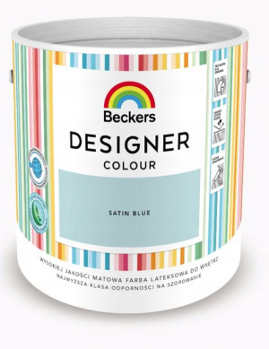 Beckers Designer Colour Lateksowa Farba Satin Blue 2,5l