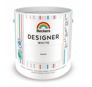 Beckers Designer White - Biała Lateksowa Farba 5,0l