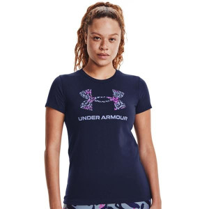 Koszulka damska Under Armour Live Sportstyle Graphic SSC granatowa 1356305