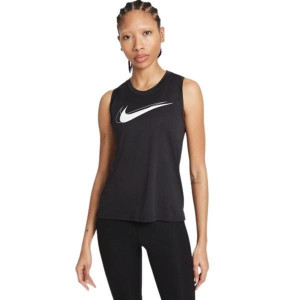 Koszulka damska Nike NK Dri-Fit Swsh Run Tank czarna DD4910-010