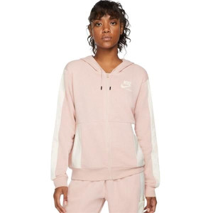Bluza damska Nike Nsw Flecee FZ Hoodie Htg jasnoróżowa DD5671 601