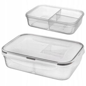 Pojemnik na żywność dzielony 3 przegrody lunchbox