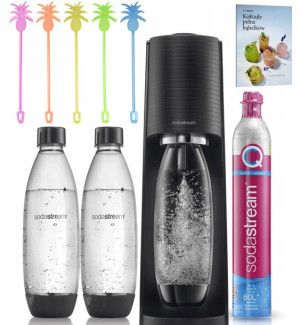 Saturator do wody SodaStream Terra CZARNY +butelki