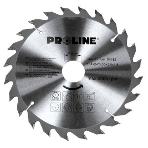 84162 Tarcza z węglikiem spiekanym do drewna 160mm, 24 zęby, Proline