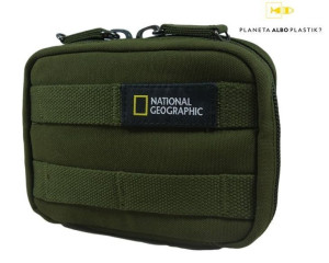 Saszetka pozioma do paska National Geographic MILESTONE 14208 khaki