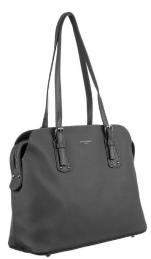 Trapezowa torba damska typu shopper na wysokich uchwytach — David Jones