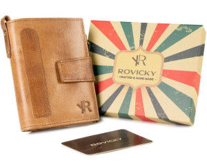 Skórzany portfel męski w stylu retro — Rovicky