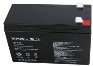BAT0214 Akumulator żelowy Vipow 12V  7.5Ah