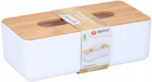 Pudełko Pojemnik Na Chusteczki Organizer Alpina