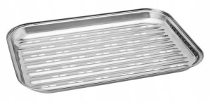 Tacka stalowa na szaszłyki grill pieczenie 34cm