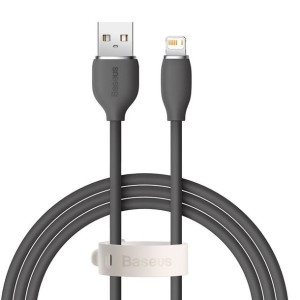Baseus kabel Jelly Liquid USB Lightning 1,2 m 2,4A czarny