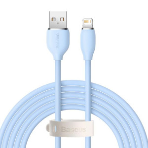 Baseus kabel Jelly Liquid USB Lightning 2 m 2,4A niebieski