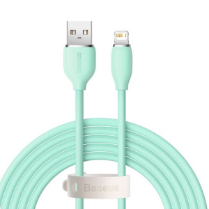 Baseus kabel Jelly Liquid USB Lightning 2 m 2,4A zielony
