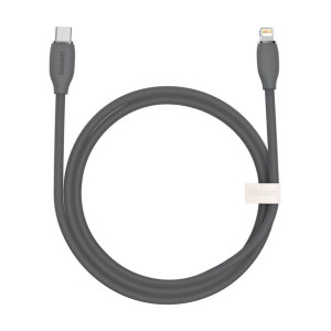 Baseus kabel Jelly Liquid PD USB-C Lightning 1,2 m czarny 20W