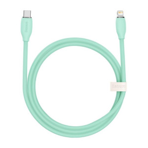 Baseus kabel Jelly Liquid PD USB-C Lightning 1,2 m zielony 20W