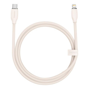 Baseus kabel Jelly Liquid PD USB-C Lightning 1,2 m różowy 20W